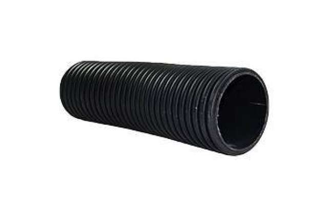 150mm 11.25 Degree Ridgiduct Black Long Radius Drawn Bend